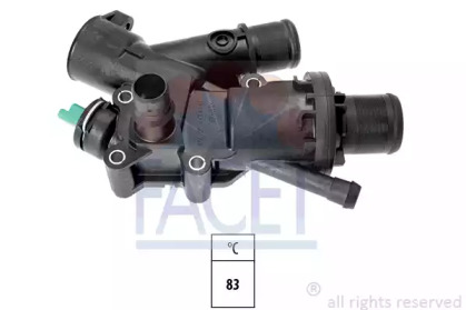 78790 FACET Термостат Citroen Jumpy 2.0 HDi 10-/ Ford Focus/Kuga/Mondeo 2.0 TDCi 07-/ Peugeot 3008/508/Expert 2.