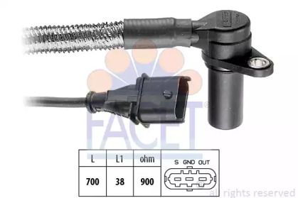 90284 FACET Датчик частоти обертання