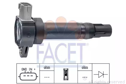 96405 FACET Котушка запалювання