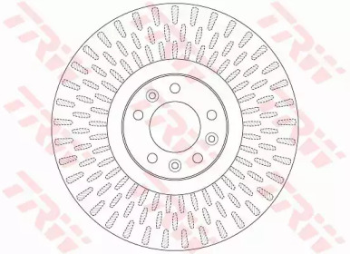 DF6427S TRW Тормозной диск