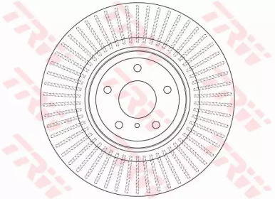 DF6498S TRW Тормозной диск