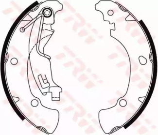 GS8488 TRW Гальмівні колодки барабанні FIAT/LANCIA Grande Punto/Idea/Punto/Musa/Ypsilon 