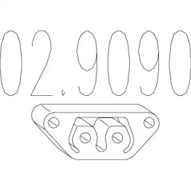 029090 MTS Гумовий елемент кріплення