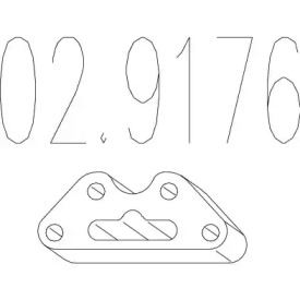 029176 MTS Гумовий елемент кріплення