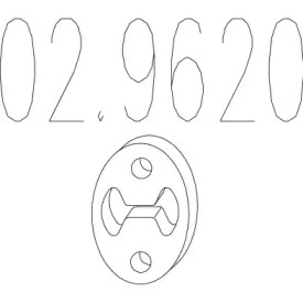 029620 MTS Гумовий елемент кріплення