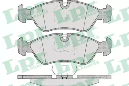 05P304 LPR Тормозные колодки дисковые