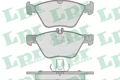 05P406 LPR Тормозные колодки дисковые