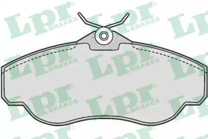 05P728 LPR 05P728  LPR - Гальмівні колодки до дисків (F, V)