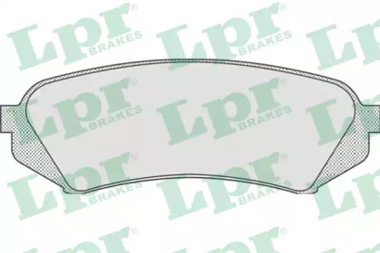 05P835 LPR Тормозные колодки дисковые