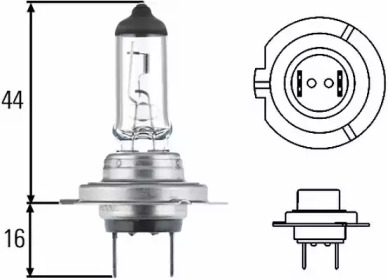 8GH007157231 HELLA HELLA H7DP (двойная сила!)  24V 70W Автолампа **HEAVY DUTY EXPERT** LONGER LIFETIME, VIBRATION RESISTANT