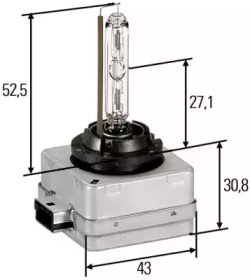 8GS009028111 HELLA HELLA D1S 35W Лампа газорозрядная XENON