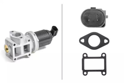 6NU010171401 HELLA HELLA OPEL Клапан EGR Astra H,Signum,Vectra C,Zafira B 1.9CDTI 04-,Fiat,Alfa Romeo 156,Lancia