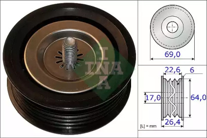 532067110 INA Ролик модуля натягувача ременя