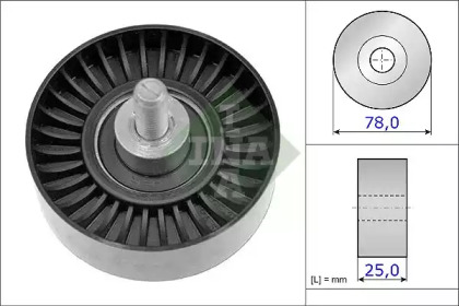 532070510 INA Шків натяжний