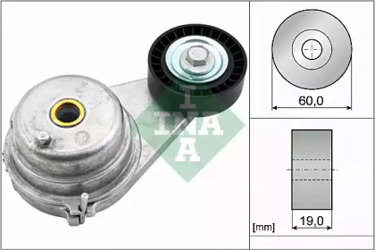 534054110 INA Натяжна планка поліклинового ременя MERCEDES-BENZ 132 200 00 70 (Вир-во INA)