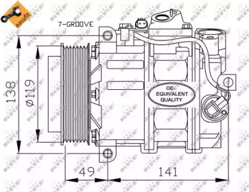 32215 NRF компресор