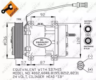 32477 NRF Компресор кондиціонера