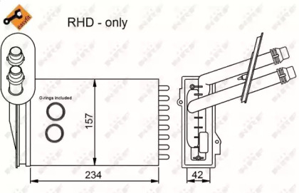 53402 NRF радіатор