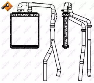 54218 NRF Радіатори та інтеркулера