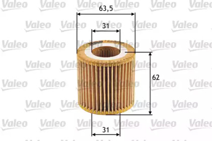 586536 VALEO Фільтр масляний