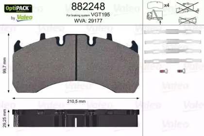 882248 VALEO VL 882248