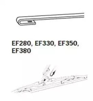 EF350 TRICO TRICO ExactFit  Щітка склоочисника ,каркасна OEМ (350мм)