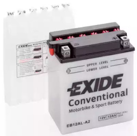 EB12ALA2 EXIDE Аккумулятор   12Ah-12v Exide (EB12AL-A2) (134х80х160) R, EN165