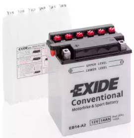 EB14A2 EXIDE Аккумулятор   14Ah-12v Exide (EB14-A2) (134х89х166) L, EN145