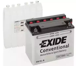 EB16LB EXIDE Аккумулятор   19Ah-12v Exide (EB16L-B) (175х100х155) R, EN190
