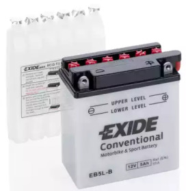 EB5LB EXIDE Аккумулятор    5Ah-12v Exide (EB5L-B) (120х60х130) R, EN65