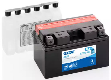 ETZ10BS EXIDE Аккумулятор    8,6Ah-12v Exide AGM (ETZ10-BS) (150х87х93) L, EN145