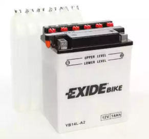 EB14LA2 EXIDE Аккумулятор   14Ah-12v Exide (EB14L-A2) (134х89х166) R, EN145