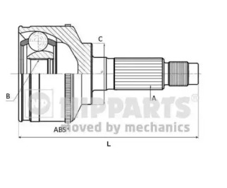 J2820901 NIPPARTS ШРУС