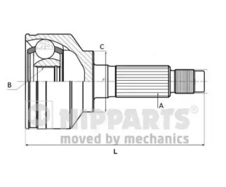 N2820916 NIPPARTS ШРУС