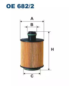 OE6822 FILTRON FILTRON Фильтр масляный CHEVROLET FIAT LANCIA OPEL PEUGEOT SAAB SUZUKI (105*66*26/41)