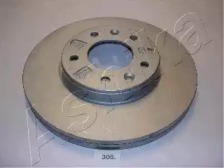 6003305 ASHIKA Диск гальмівний передній MAZDA 6 02- (вир-во ASHIKA)