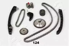 KCK124 ASHIKA Ланцюг привода розподвала (компл.) NISSAN JUKE, MICRA, QASHQAI, TIIDA (вир-во ASHIKA)