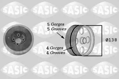 2156004 SASIC Шків ременя VAG (вир-во Sasic)