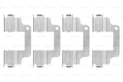 1987474464 BOSCH Монтажний к-кт гальмівних колодок