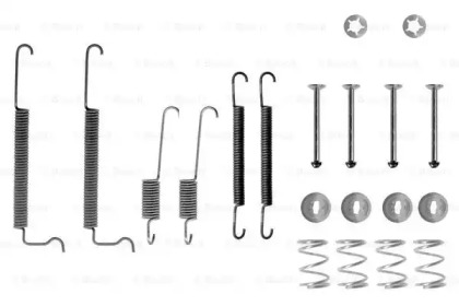 1987475122 BOSCH Монтажний к-кт гальмівних колодок