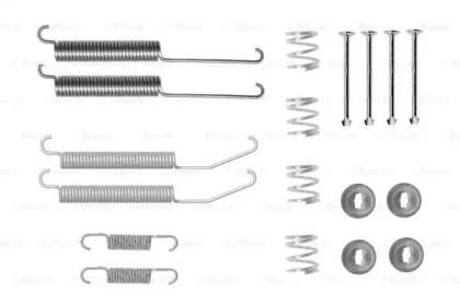 1987475309 BOSCH Монтажний к-кт гальмівних колодок