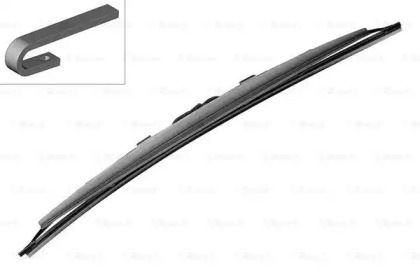3397004591 BOSCH Склоочисник BOSCH / каркасний / 550 мм. / під гачок / + спойлер /