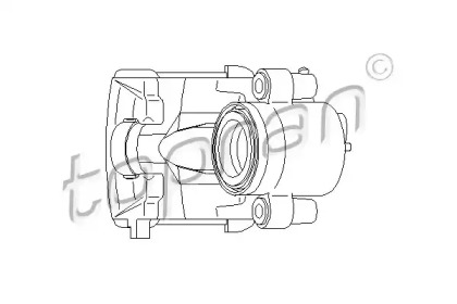 110283 TOPRAN Суппорт гальмівний