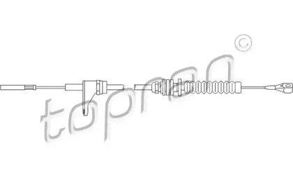 103302 TOPRAN трос газу