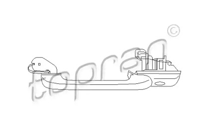 103095 TOPRAN Ручка дверна