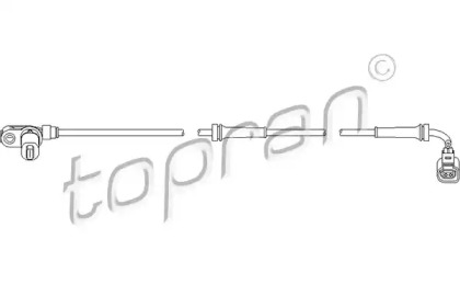110490 TOPRAN Датчик ABS