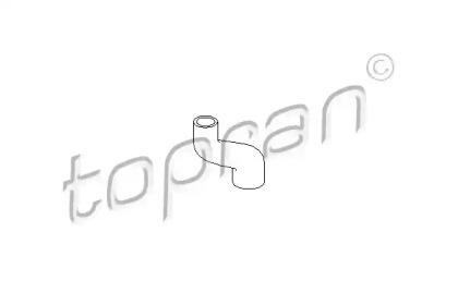 205714 TOPRAN Шланг гумовий сист. охолоджен.