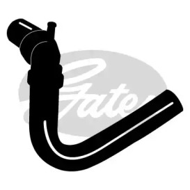 3941 GATES Патрубок системи охолодження гумовий з фітингами