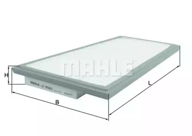 LX18502 KNECHT Повітряний фільтр