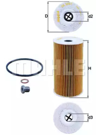 OX3651D KNECHT Масляний фiльтр